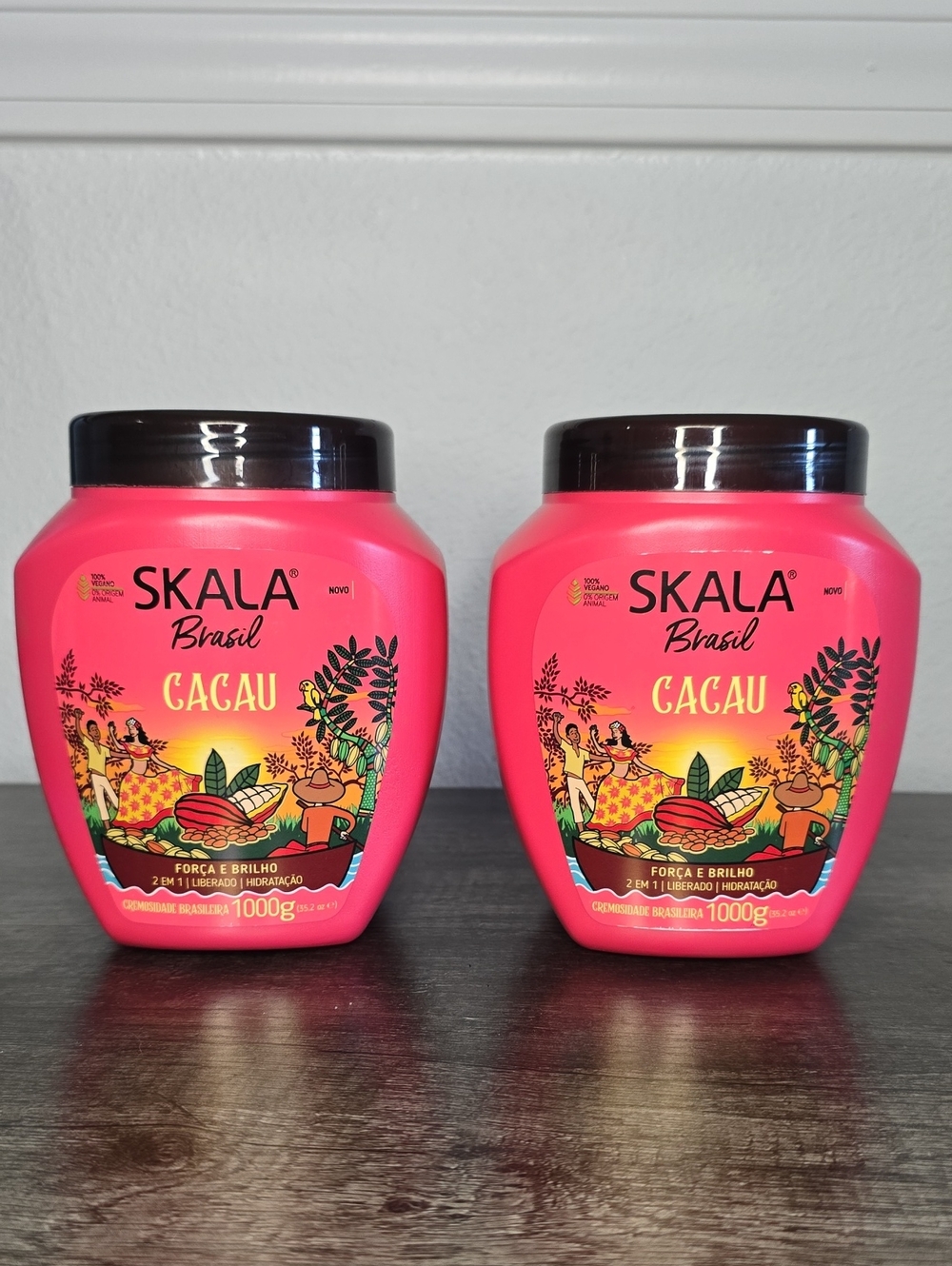 Skala Brasil Cacau Hair Conditioner 2-Pack – 1000g Each
